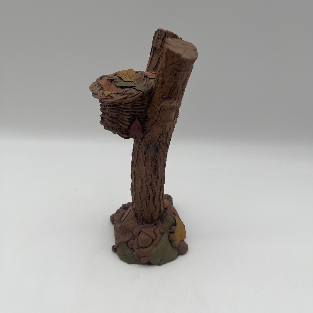 Tom Clark Cairn Studio Basket Tree Figurine 1185 COA ORIGINAL Box # 21 1987